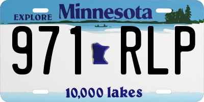 MN license plate 971RLP
