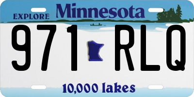 MN license plate 971RLQ