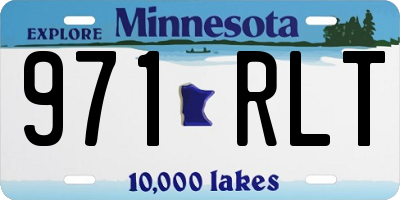 MN license plate 971RLT