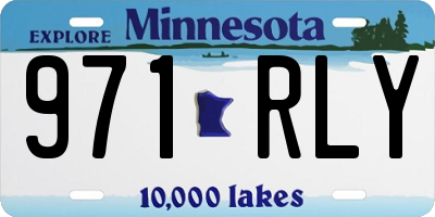 MN license plate 971RLY