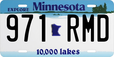 MN license plate 971RMD