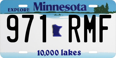 MN license plate 971RMF
