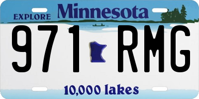 MN license plate 971RMG