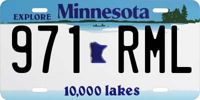 MN license plate 971RML