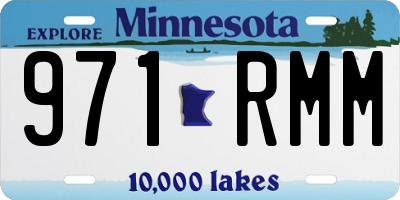 MN license plate 971RMM