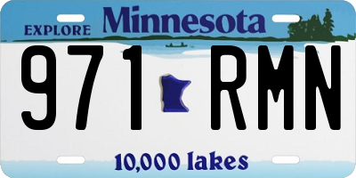 MN license plate 971RMN
