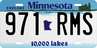 MN license plate 971RMS