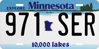 MN license plate 971SER