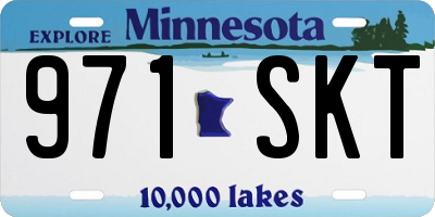 MN license plate 971SKT