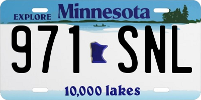 MN license plate 971SNL