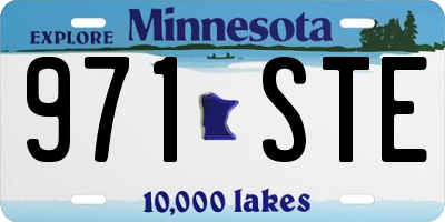 MN license plate 971STE