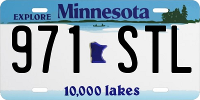 MN license plate 971STL