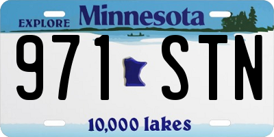 MN license plate 971STN