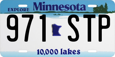 MN license plate 971STP