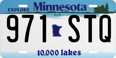 MN license plate 971STQ