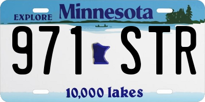 MN license plate 971STR