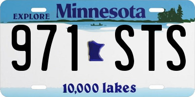 MN license plate 971STS