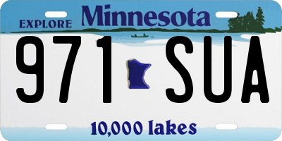 MN license plate 971SUA