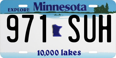 MN license plate 971SUH
