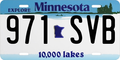 MN license plate 971SVB