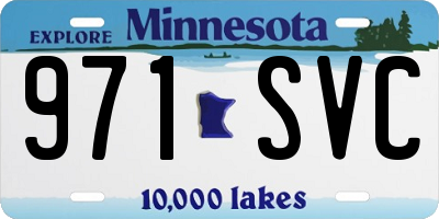 MN license plate 971SVC
