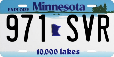 MN license plate 971SVR