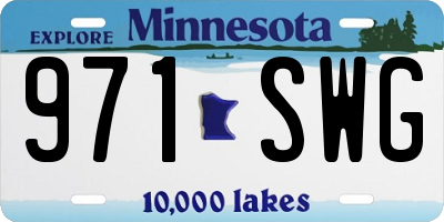 MN license plate 971SWG