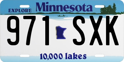 MN license plate 971SXK