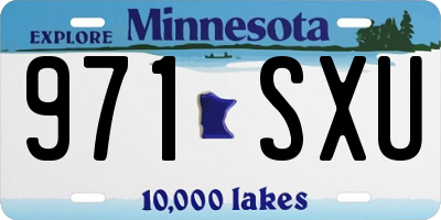 MN license plate 971SXU