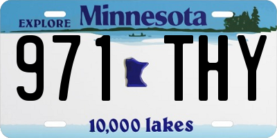 MN license plate 971THY