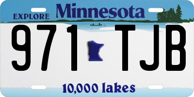 MN license plate 971TJB