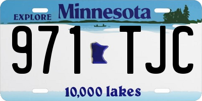 MN license plate 971TJC