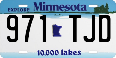 MN license plate 971TJD