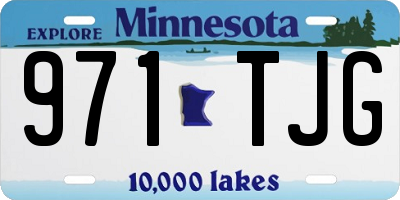 MN license plate 971TJG