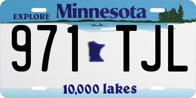 MN license plate 971TJL