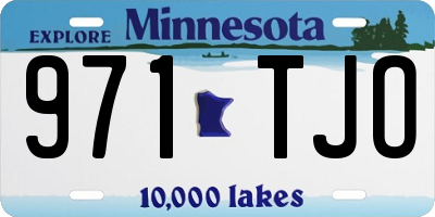 MN license plate 971TJO