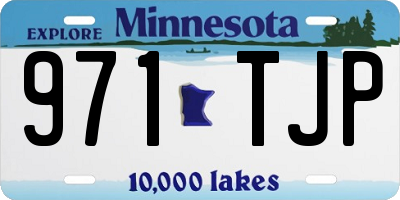 MN license plate 971TJP