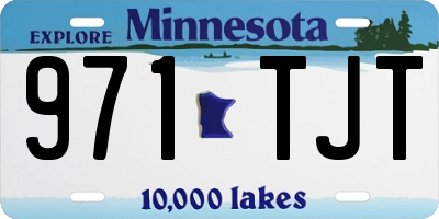 MN license plate 971TJT