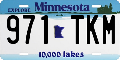 MN license plate 971TKM