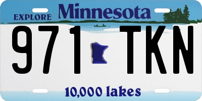 MN license plate 971TKN