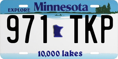 MN license plate 971TKP