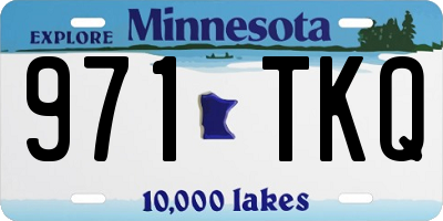 MN license plate 971TKQ