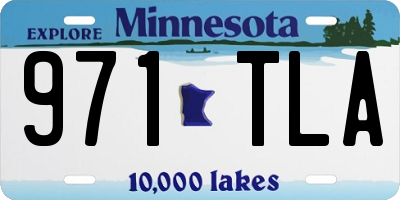 MN license plate 971TLA