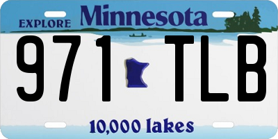 MN license plate 971TLB