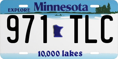 MN license plate 971TLC
