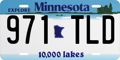 MN license plate 971TLD