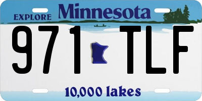MN license plate 971TLF