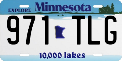 MN license plate 971TLG