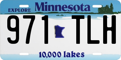 MN license plate 971TLH