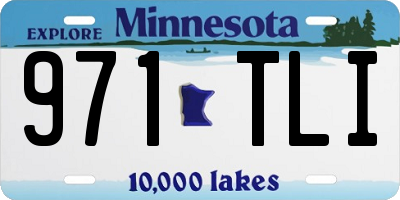 MN license plate 971TLI